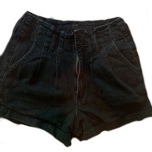 American Eagle Black Jean Shorts Size 6